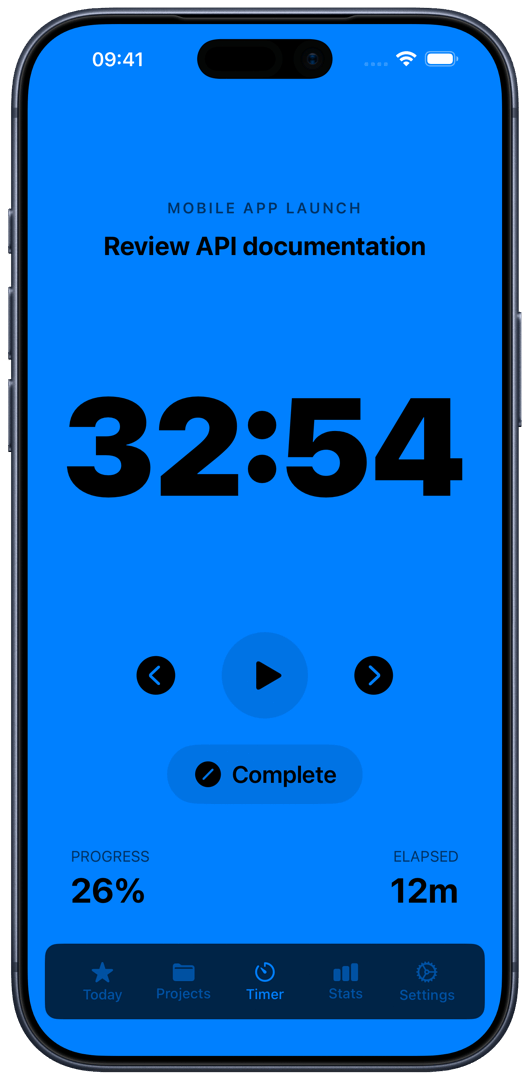 Set on iPhone